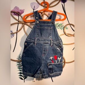 Kids Denim Overalls with Tool Design